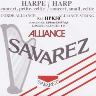 Savarez HPK-50 kleine of concert harp snaar plain KF