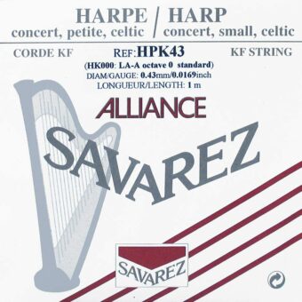 Savarez HPK-43 kleine of concert harp snaar plain KF