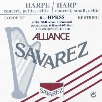Savarez HPK-55 kleine of concert harp snaar plain KF