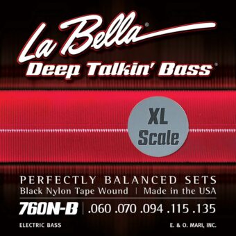 La Bella L-760NBXL snarenset elektrische basgitaar