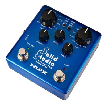 NUX NSS-5 versterker cabinet en microfoon simulator pedaal