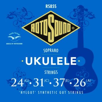 Rotosound RS85S snarenset sopraan ukelele 'Nylgut' synthetic gut
