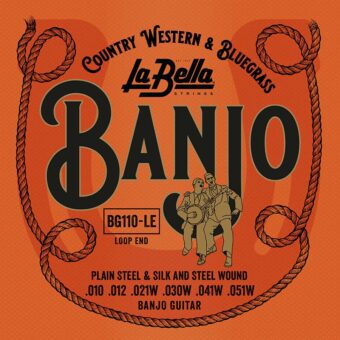 La Bella L-BG110-LE snarenset voor 6-snarige gitaar banjo