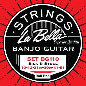 La Bella L-BG110-BE snarenset voor 6-snarige gitaar banjo