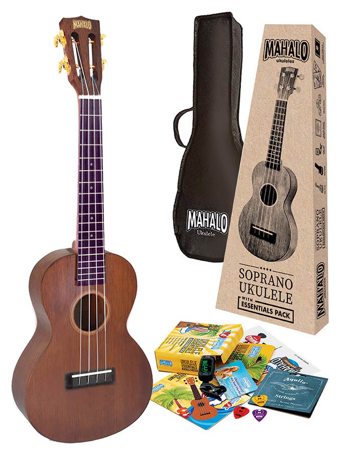 Mahalo MJ3TBRK tenor ukelele pakket