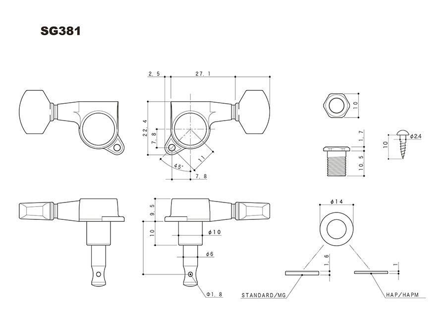 Gotoh SG-381-07-G