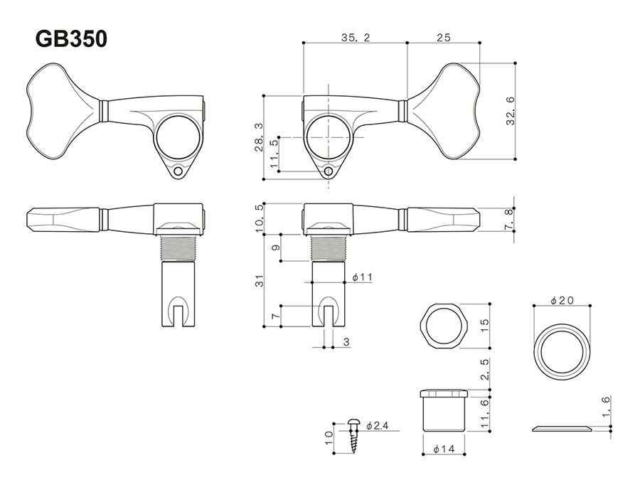 Gotoh GB-350-5-C