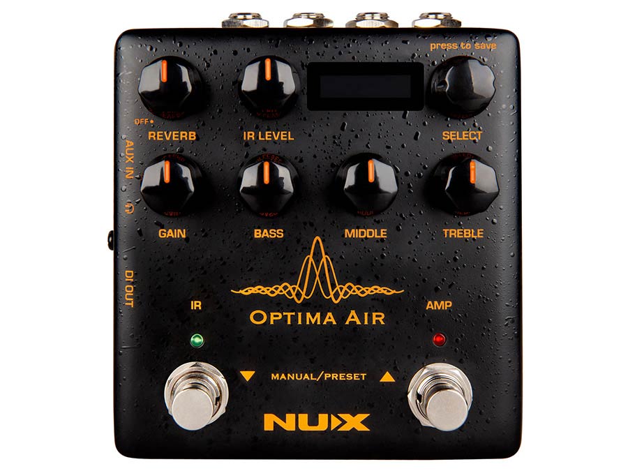 NUX NAI-5 effectpedaal dual akoestische gitaar simulator OPTIMA AIR