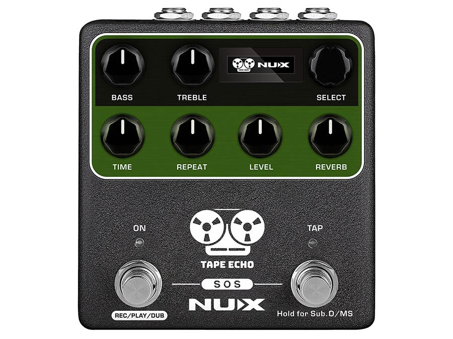 NUX NDD-7 effectpedaal delay met tap tempo en spring reverb TAPE ECHO